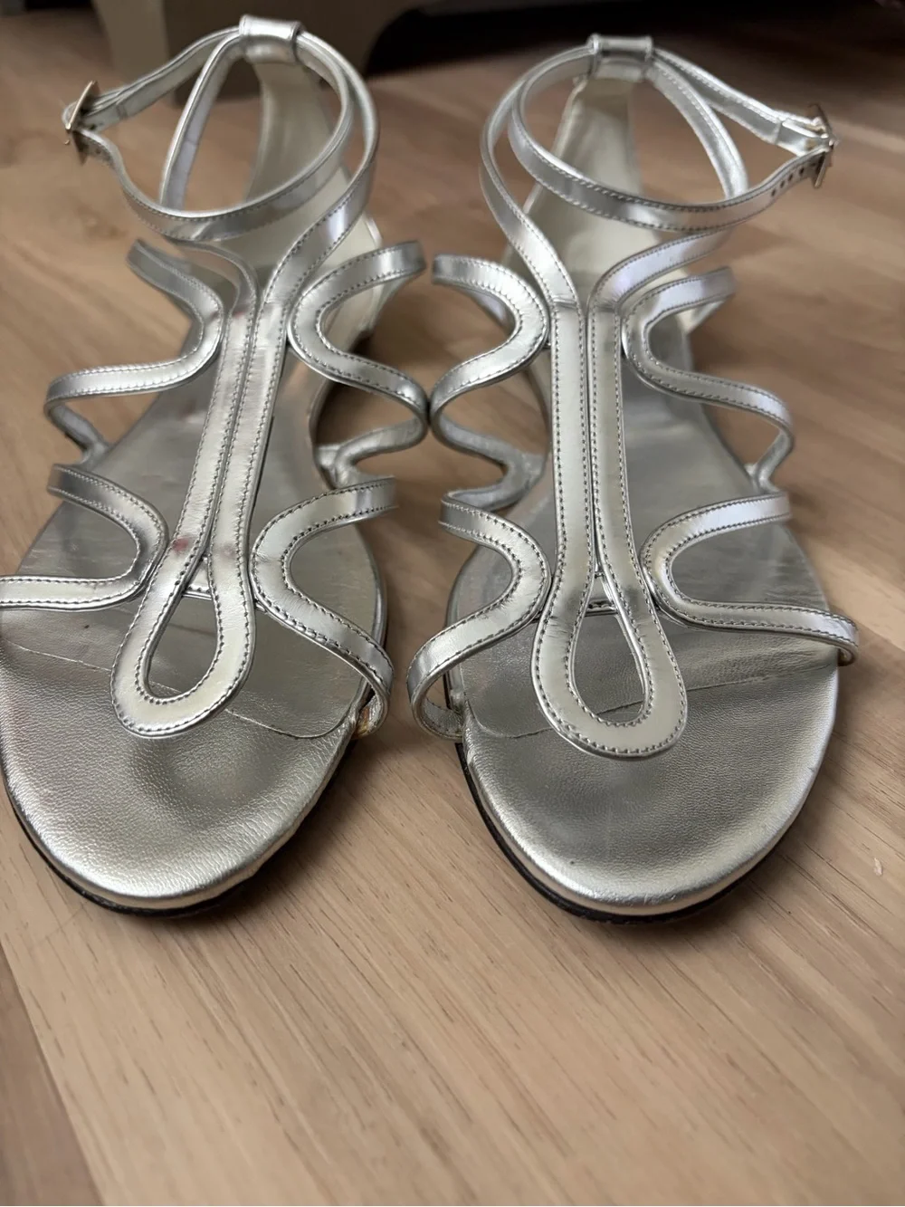 Roger Vivier Silver Sandals